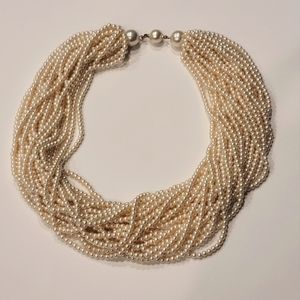 Pearl torsade necklace